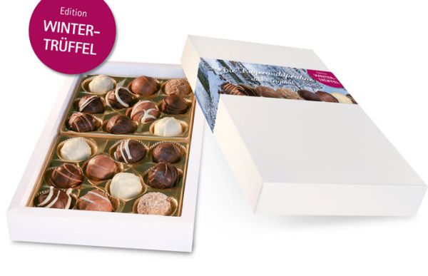 Große Pralinenmischung im Geschenkkarton – Edition Wintertrüffel